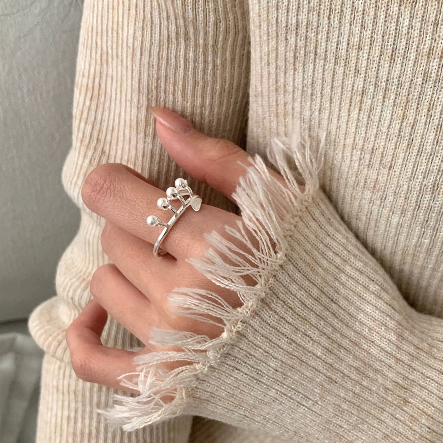 Lily of the Valley Ring - Gold - Plated - Abbott Atelier