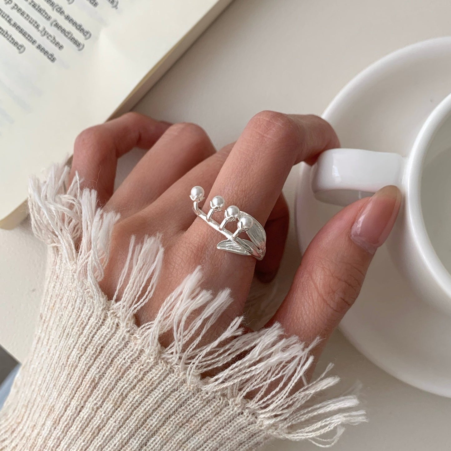 Lily of the Valley Ring - Gold - Plated - Abbott Atelier