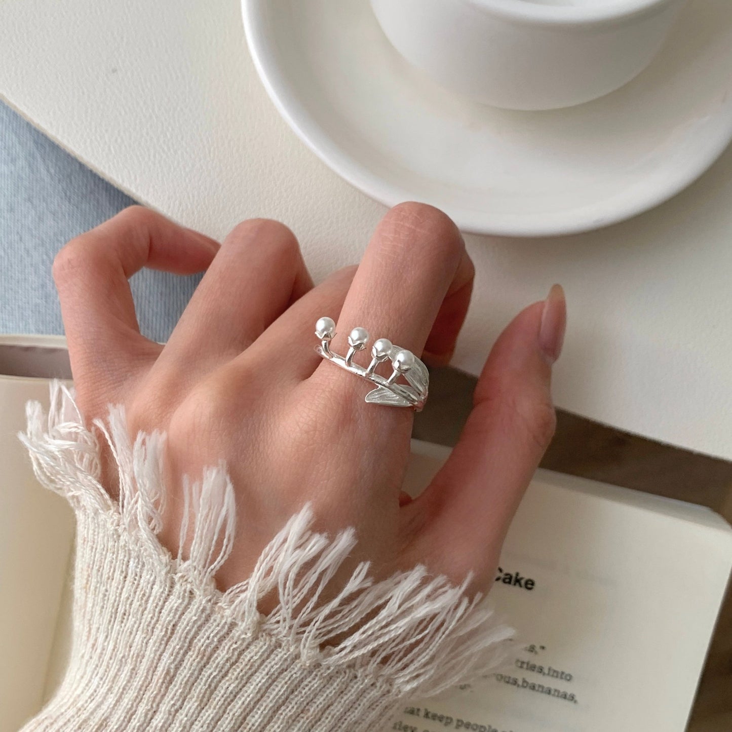 Lily of the Valley Ring - Gold - Plated - Abbott Atelier