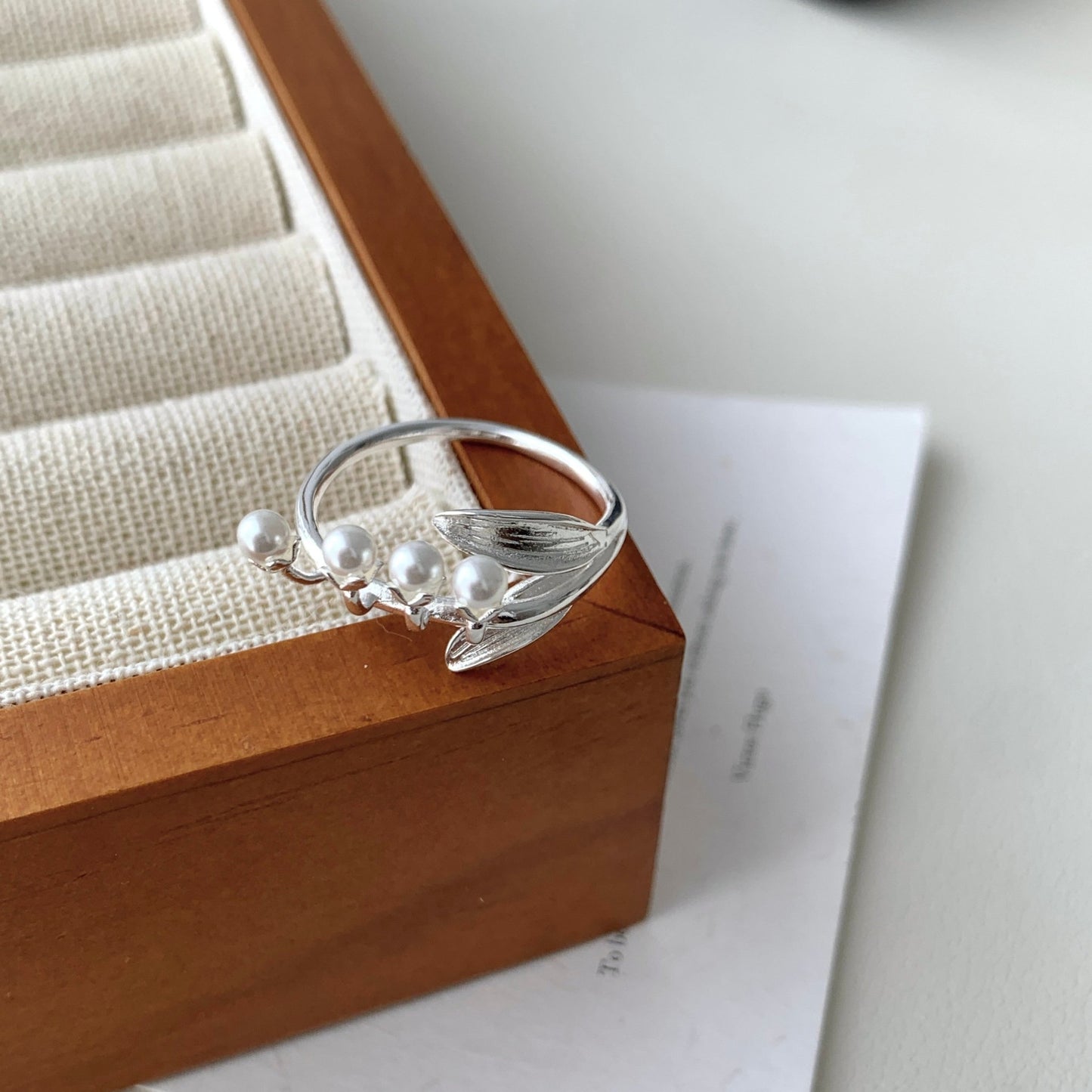 Lily of the Valley Ring - Gold - Plated - Abbott Atelier