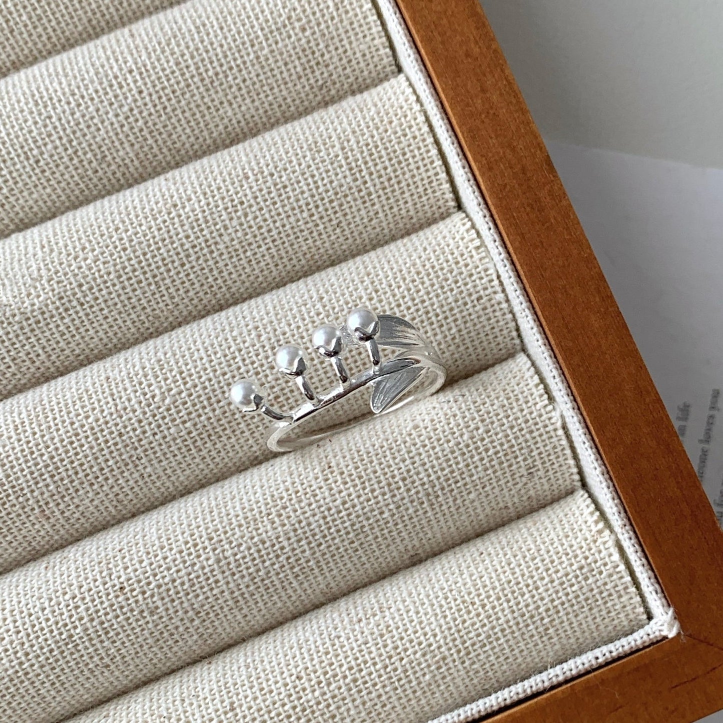 Lily of the Valley Ring - Gold - Plated - Abbott Atelier