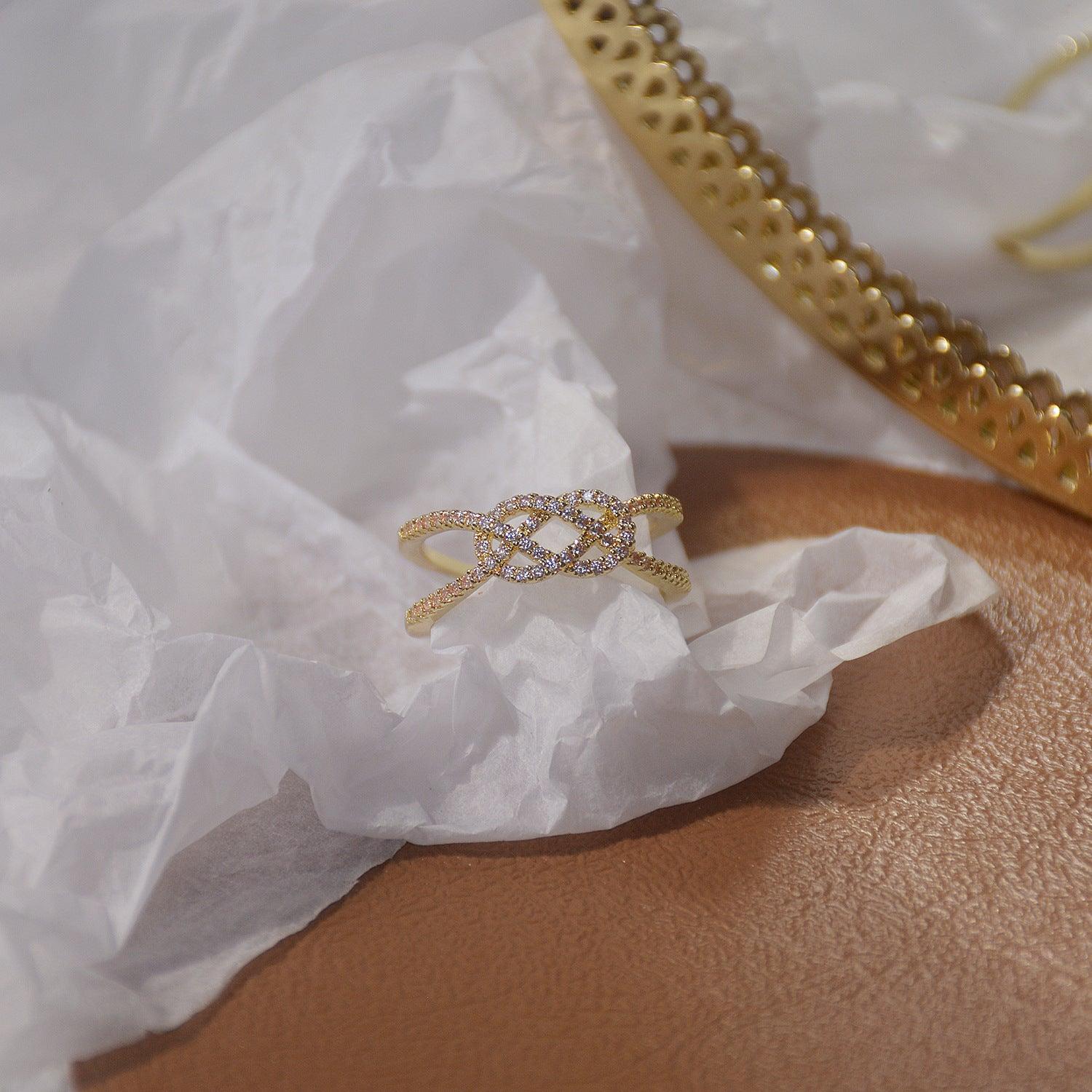 Love Knot Ring (2 Styles) - Gold - Plated - Abbott Atelier