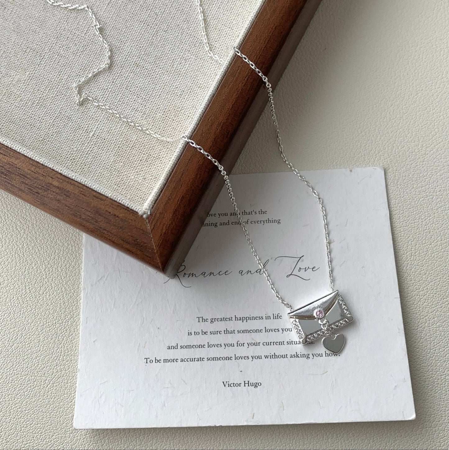 Love Letter Necklace - Gold Plated - Abbott Atelier