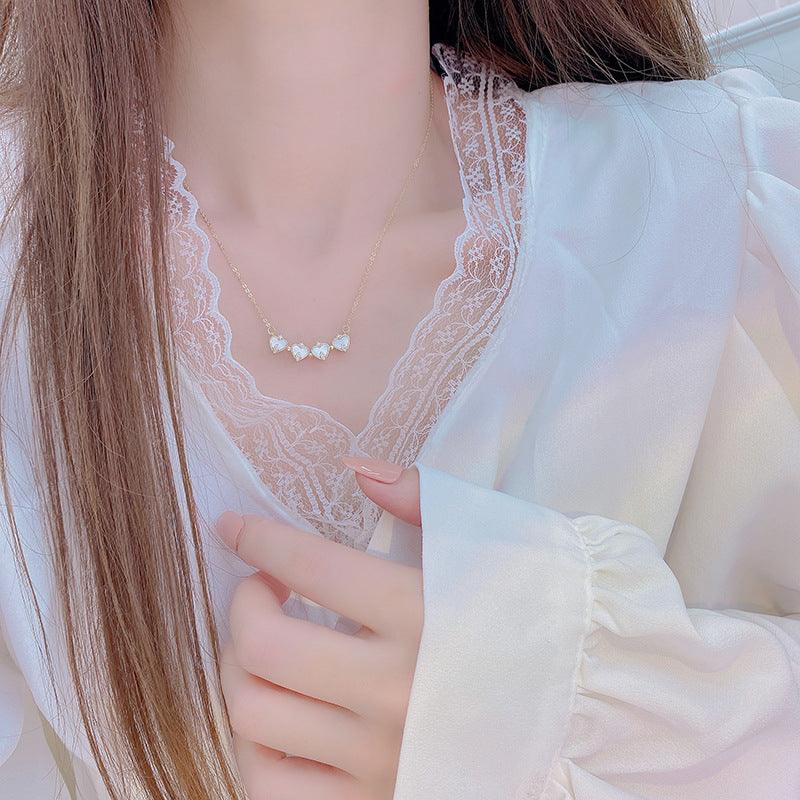 Lucky Clover Necklace (Convertible) - Gold - Plated - Abbott Atelier