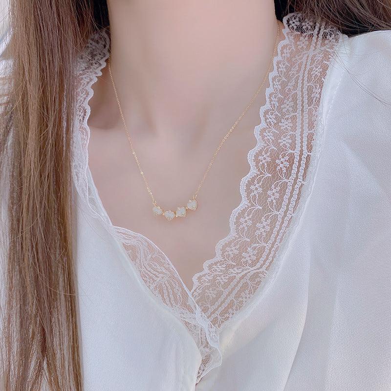 Lucky Clover Necklace (Convertible) - Gold - Plated - Abbott Atelier