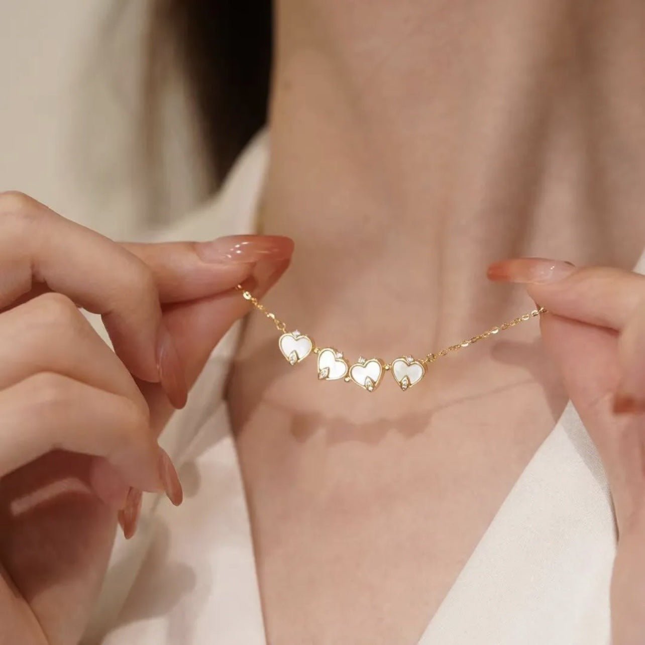 Lucky Clover Necklace (Convertible) - Gold - Plated - Abbott Atelier