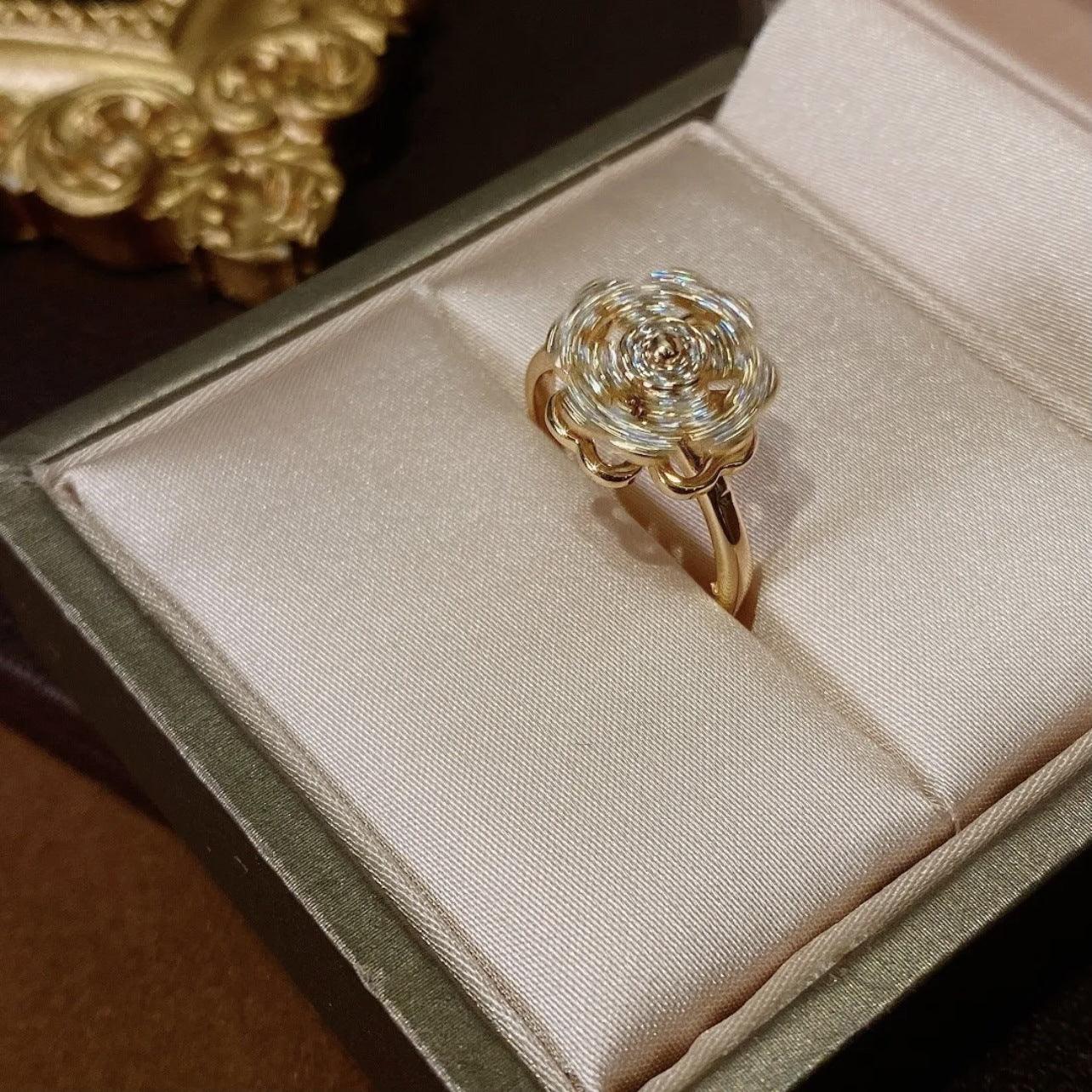 Lucky Clover Spinning Ring - Gold - Plated - Abbott Atelier