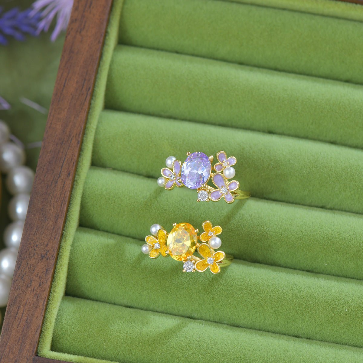 Marigold Blossom Ring - Gold - Plated - Abbott Atelier