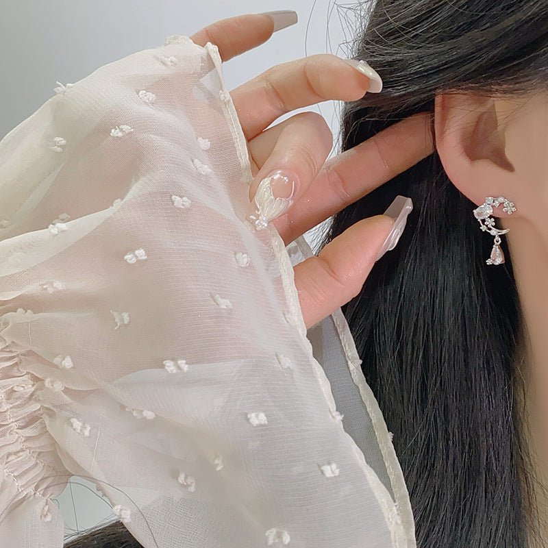 Moonflower Earrings - Hypoallergenic - Abbott Atelier