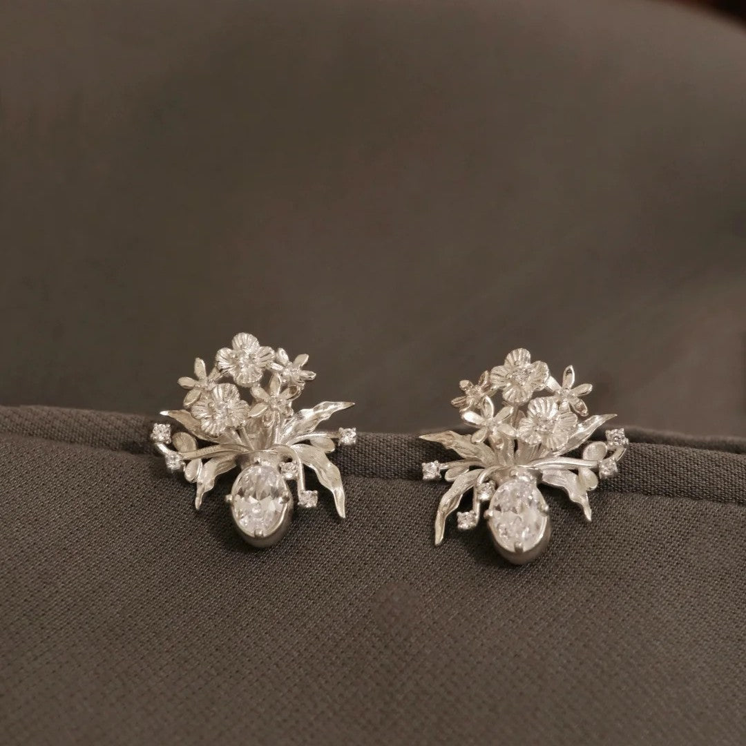 Moonlit Bouquet Earrings - Hypoallergenic - Abbott Atelier