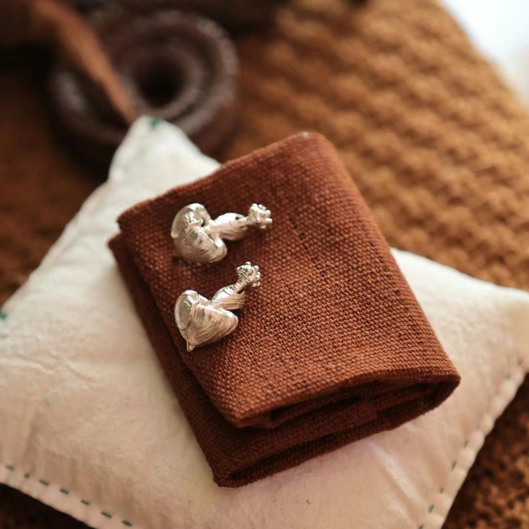 Mushroom Earrings - Hypoallergenic - Abbott Atelier