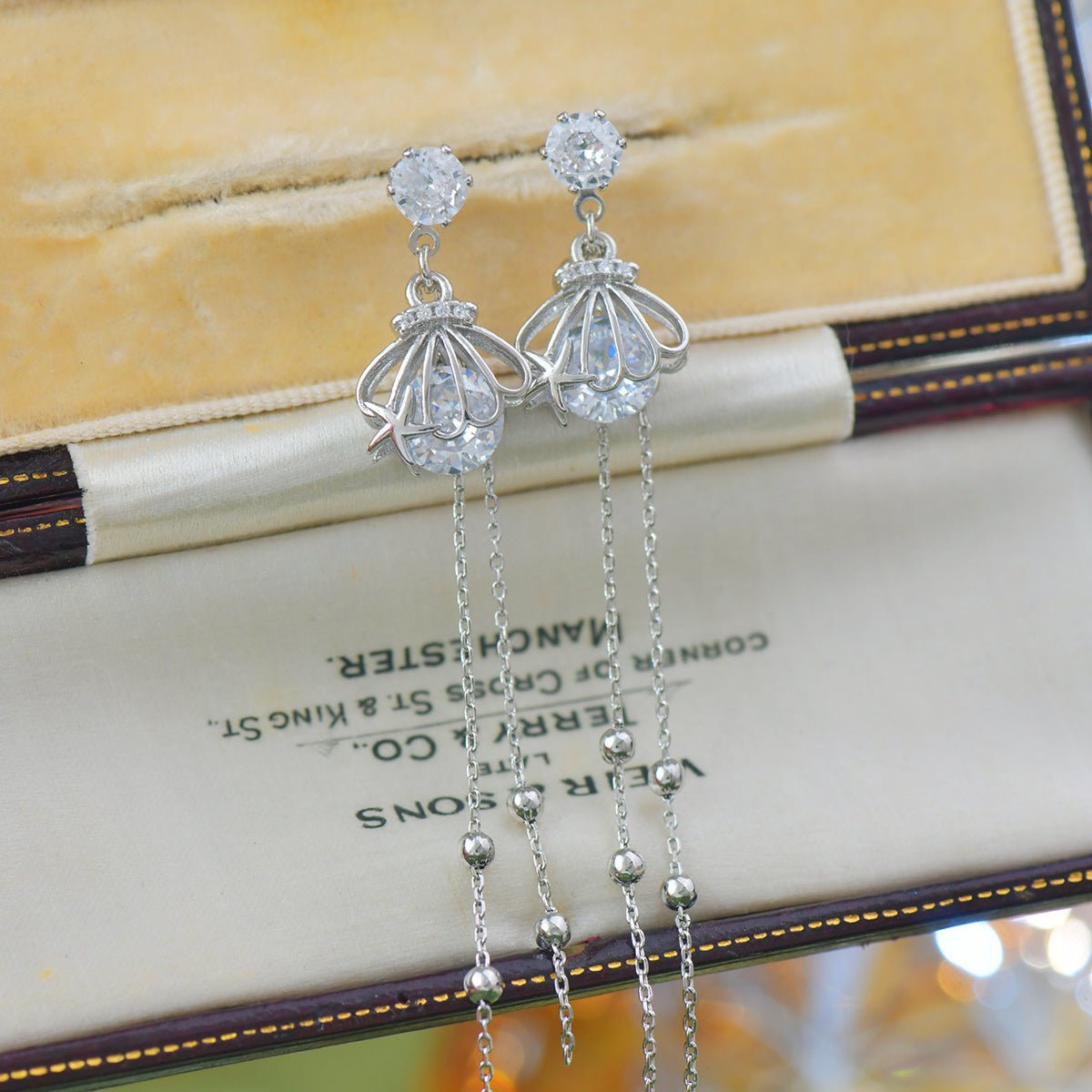 Oceana Drop Earrings - Hypoallergenic - Abbott Atelier