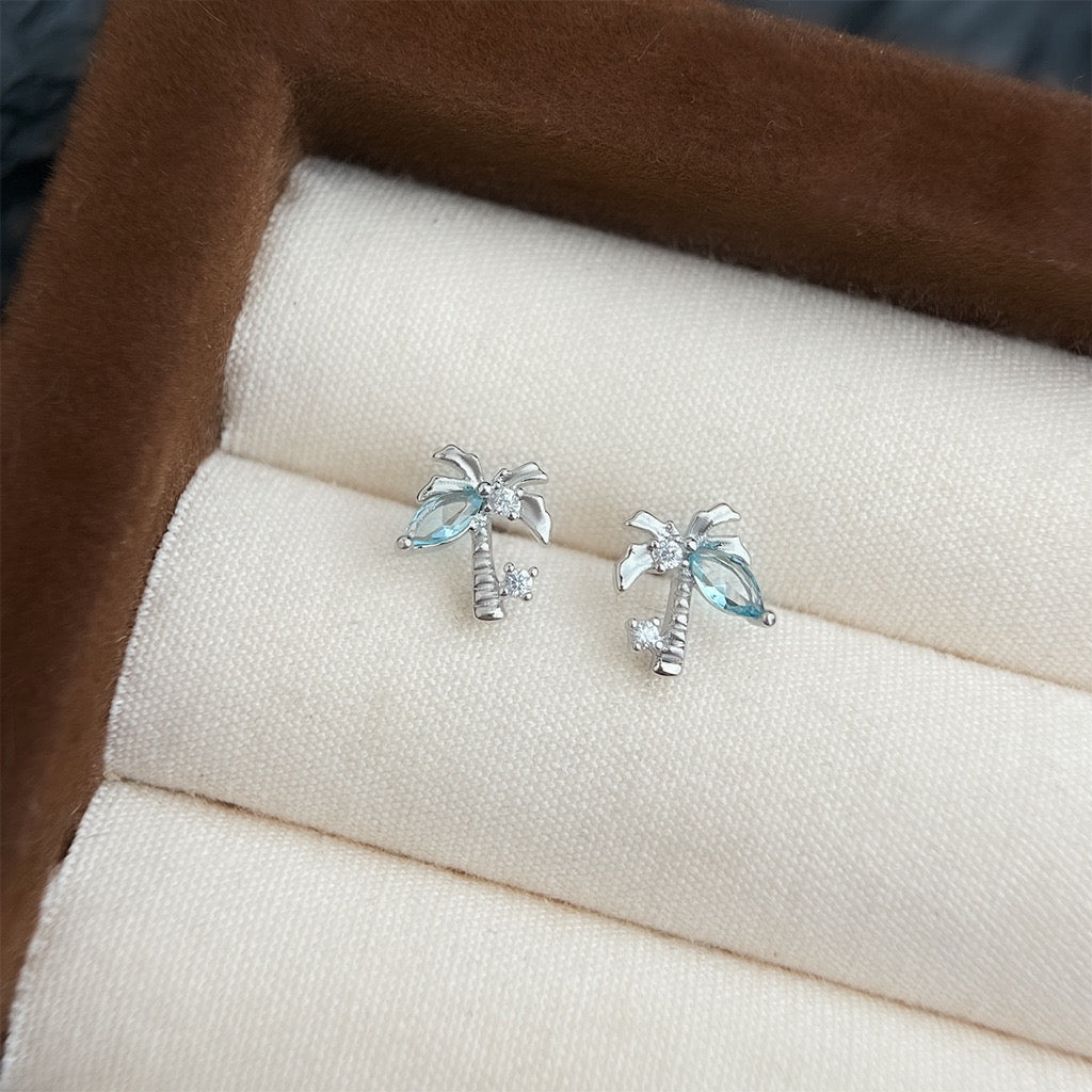 Palm Tree Earrings - Hypoallergenic - Abbott Atelier