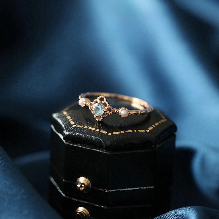 Pearl of the Sea Ring - Gold Plated Brass - Abbott Atelier