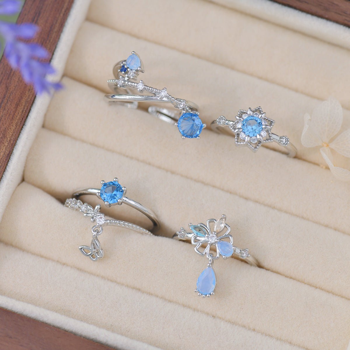 Periwinkle Charm Ring - Gold - Plated - Abbott Atelier