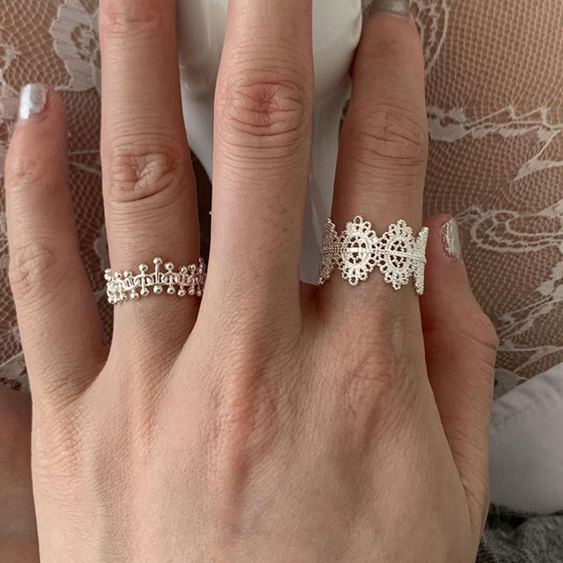 Petite Bead Chain Ring - Gold - Plated - Abbott Atelier