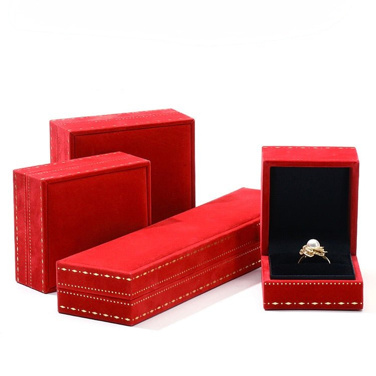 Red Reverie Necklace/Earrings Box - Abbott Atelier - Abbott Atelier