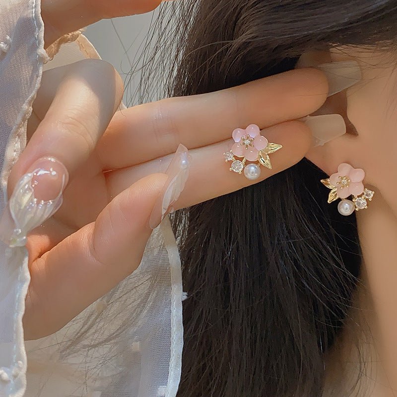 Rina Cherry Blossom Earrings - Gold - Plated - Abbott Atelier