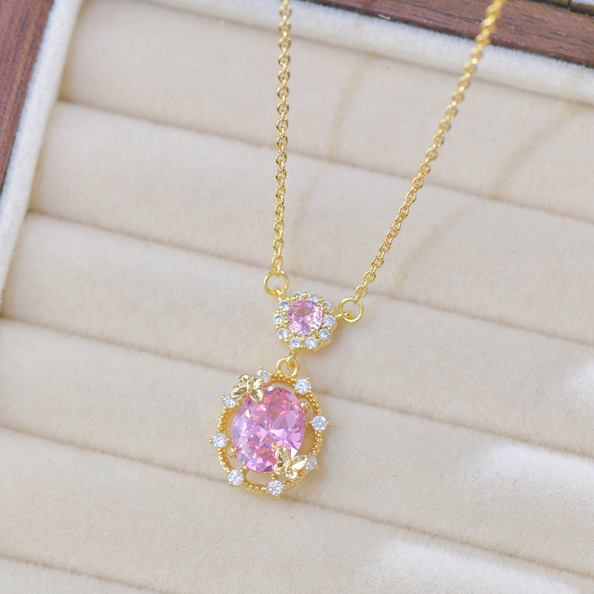 Rosaline Butterfly Necklace - Gold Plated - Abbott Atelier