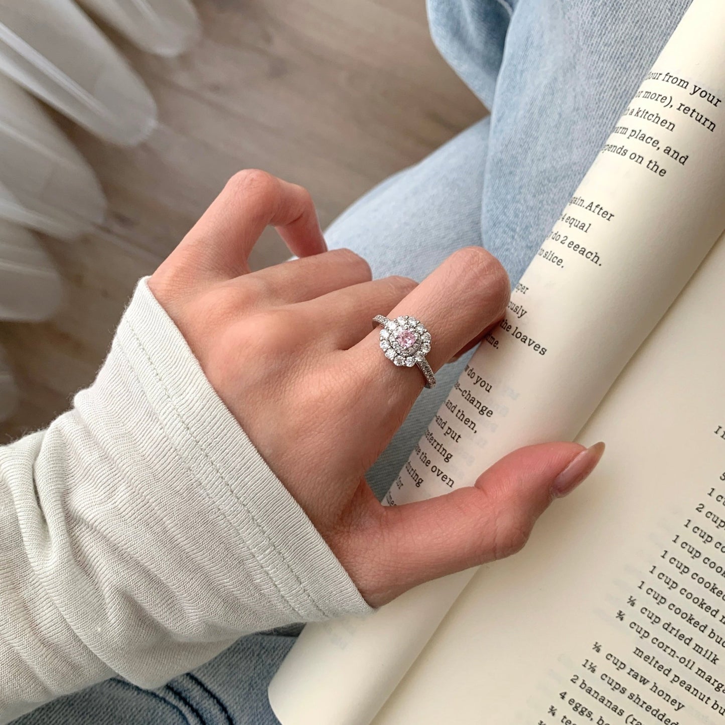 Rosaline Halo Ring - Gold - Plated - Abbott Atelier