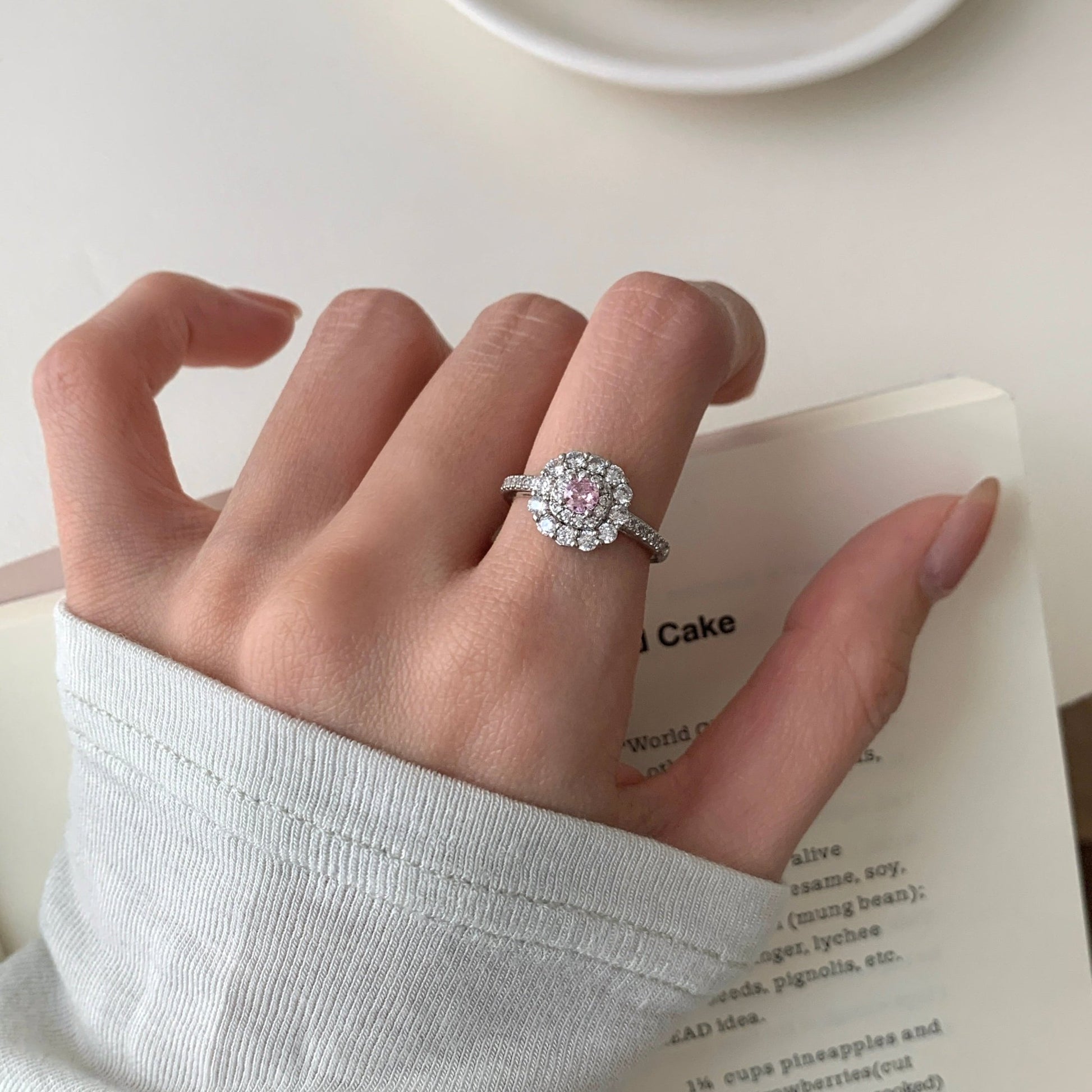 Rosaline Halo Ring - Gold - Plated - Abbott Atelier