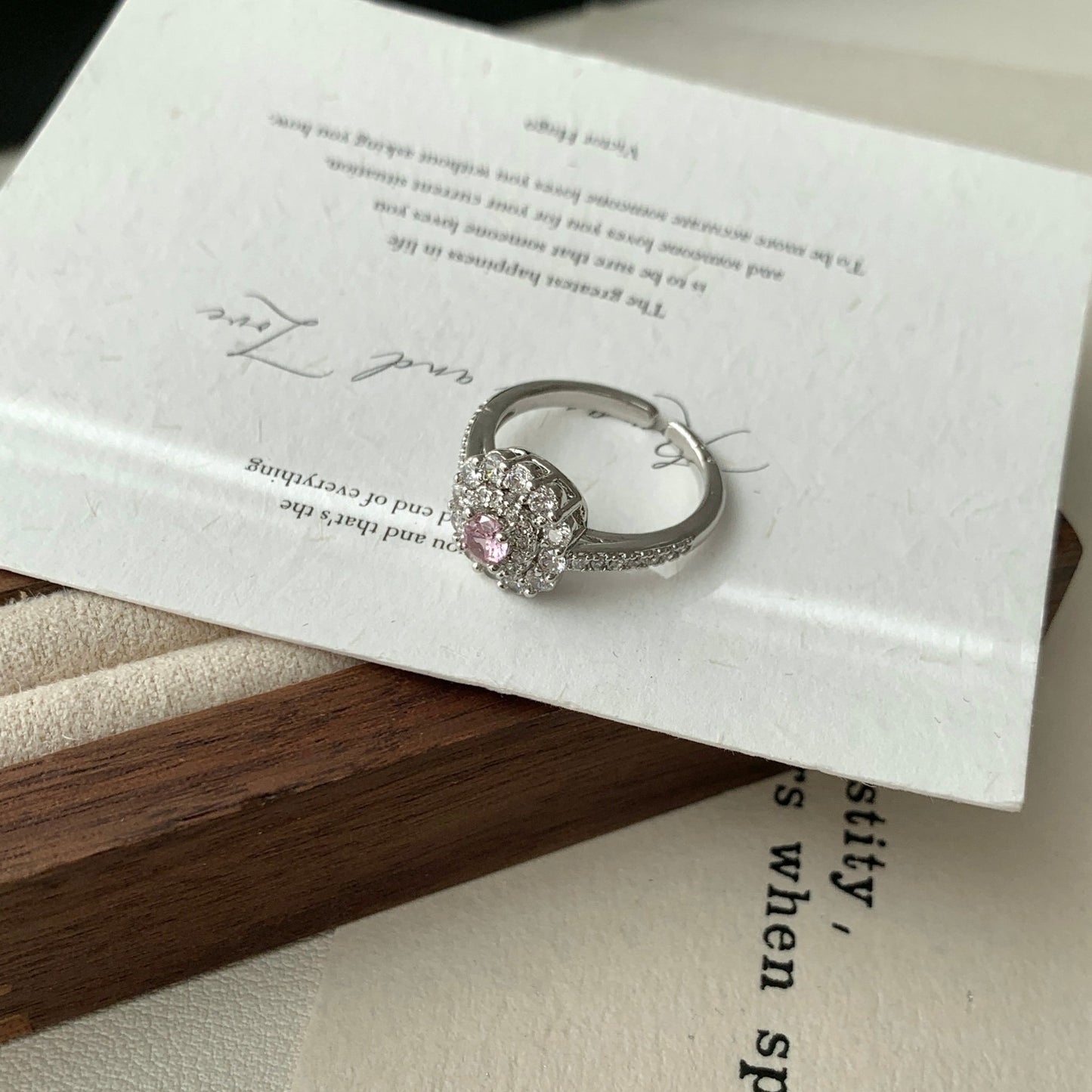 Rosaline Halo Ring - Gold - Plated - Abbott Atelier