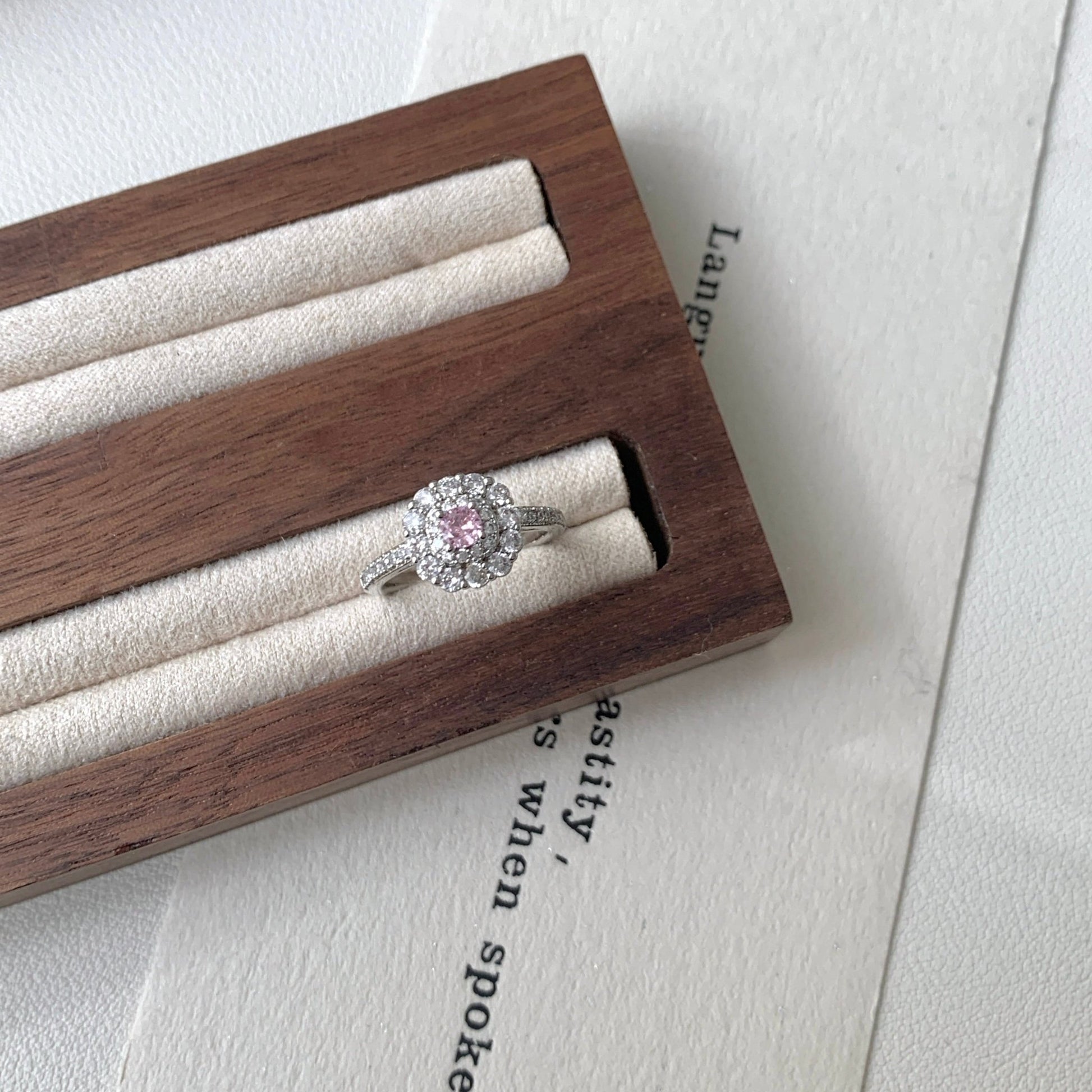 Rosaline Halo Ring - Gold - Plated - Abbott Atelier