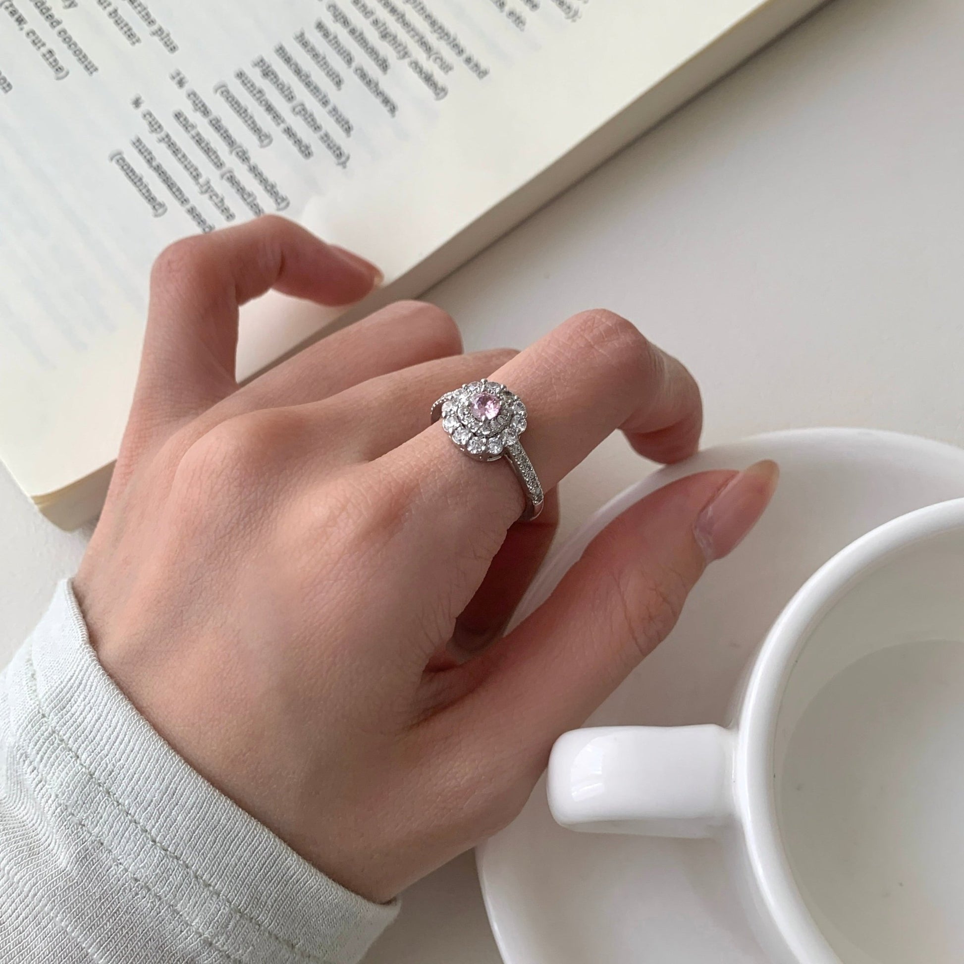 Rosaline Halo Ring - Gold - Plated - Abbott Atelier