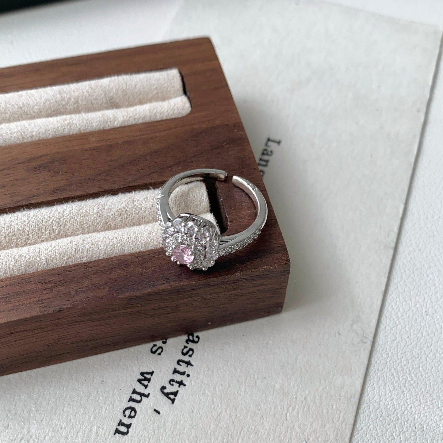 Rosaline Halo Ring - Gold - Plated - Abbott Atelier