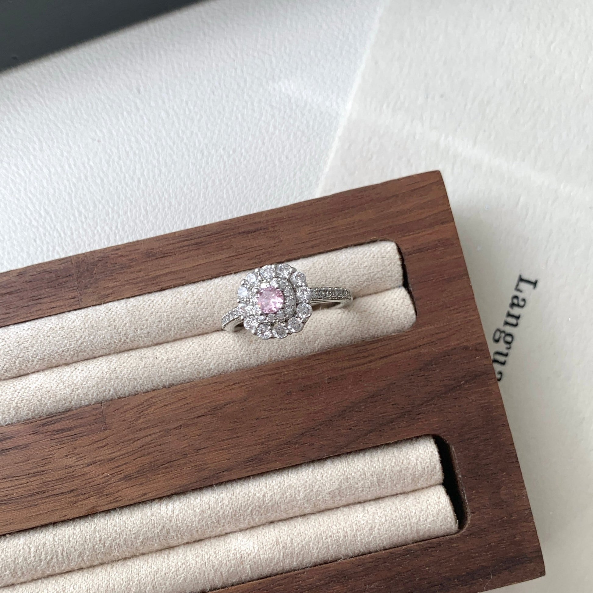 Rosaline Halo Ring - Gold - Plated - Abbott Atelier