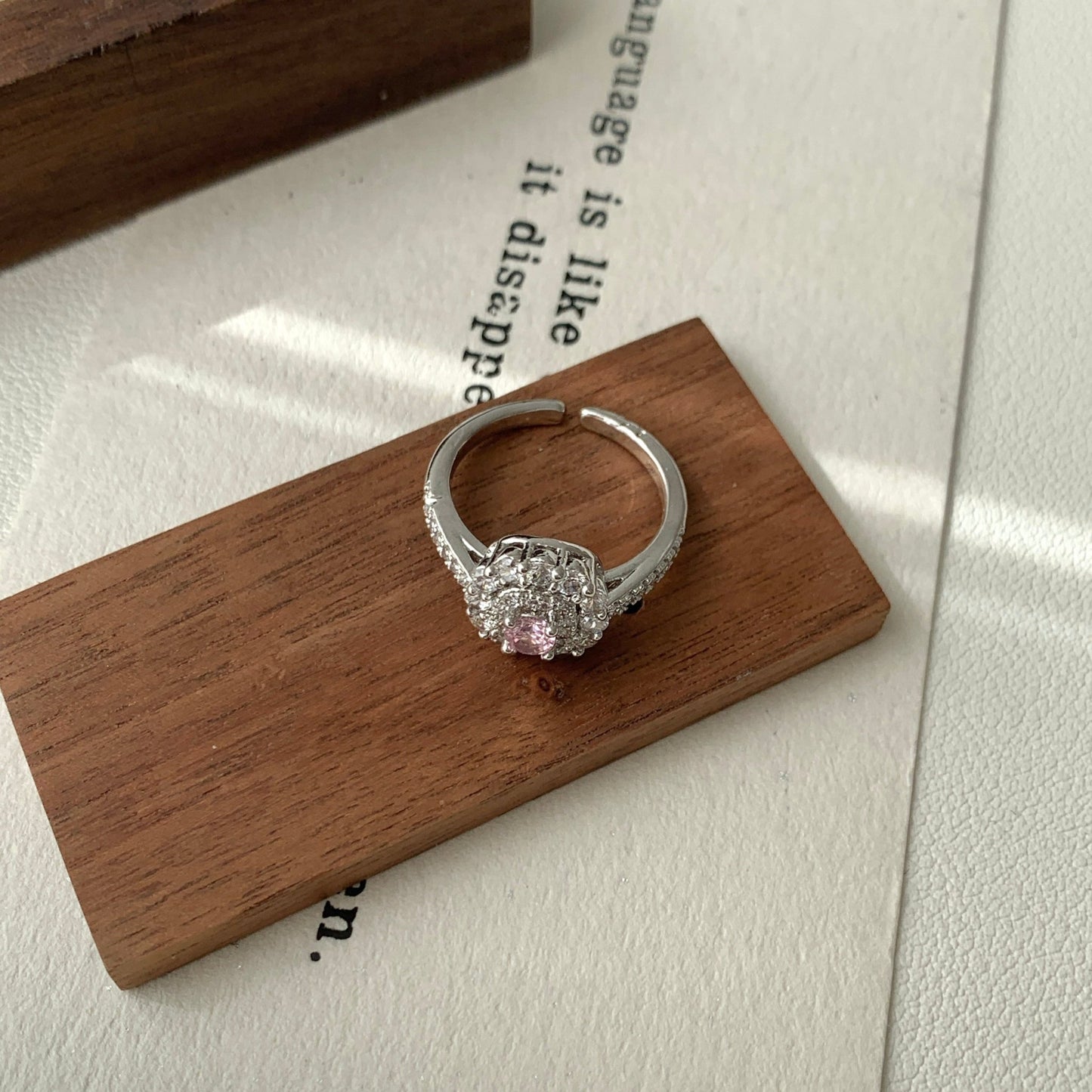 Rosaline Halo Ring - Gold - Plated - Abbott Atelier