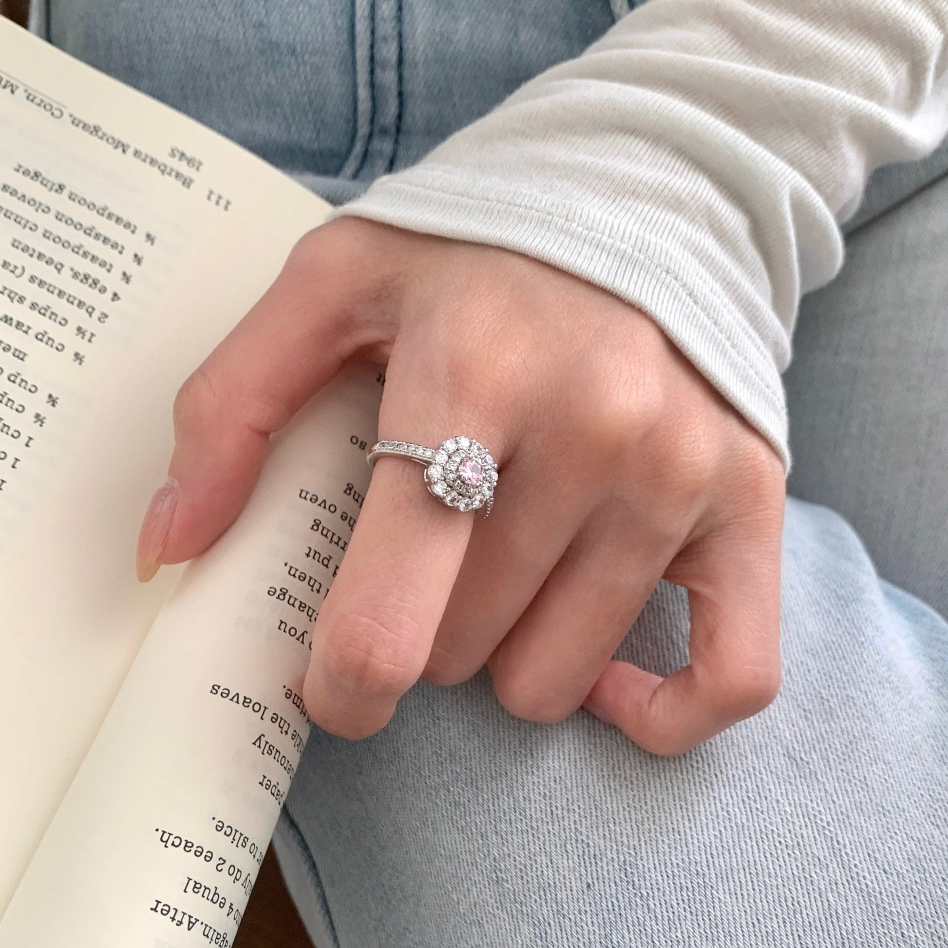 Rosaline Halo Ring - Gold - Plated - Abbott Atelier