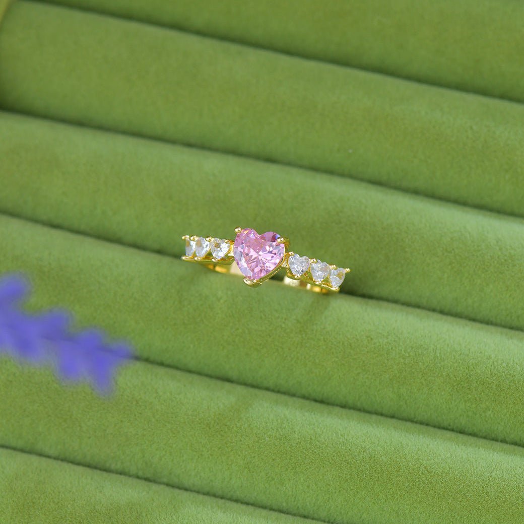 Rosaline Heart Ring - Gold - Plated - Abbott Atelier