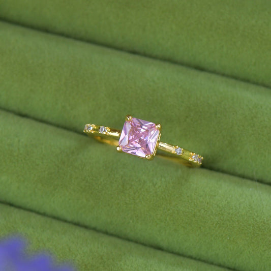 Rosaline Princess Ring - Gold - Plated - Abbott Atelier