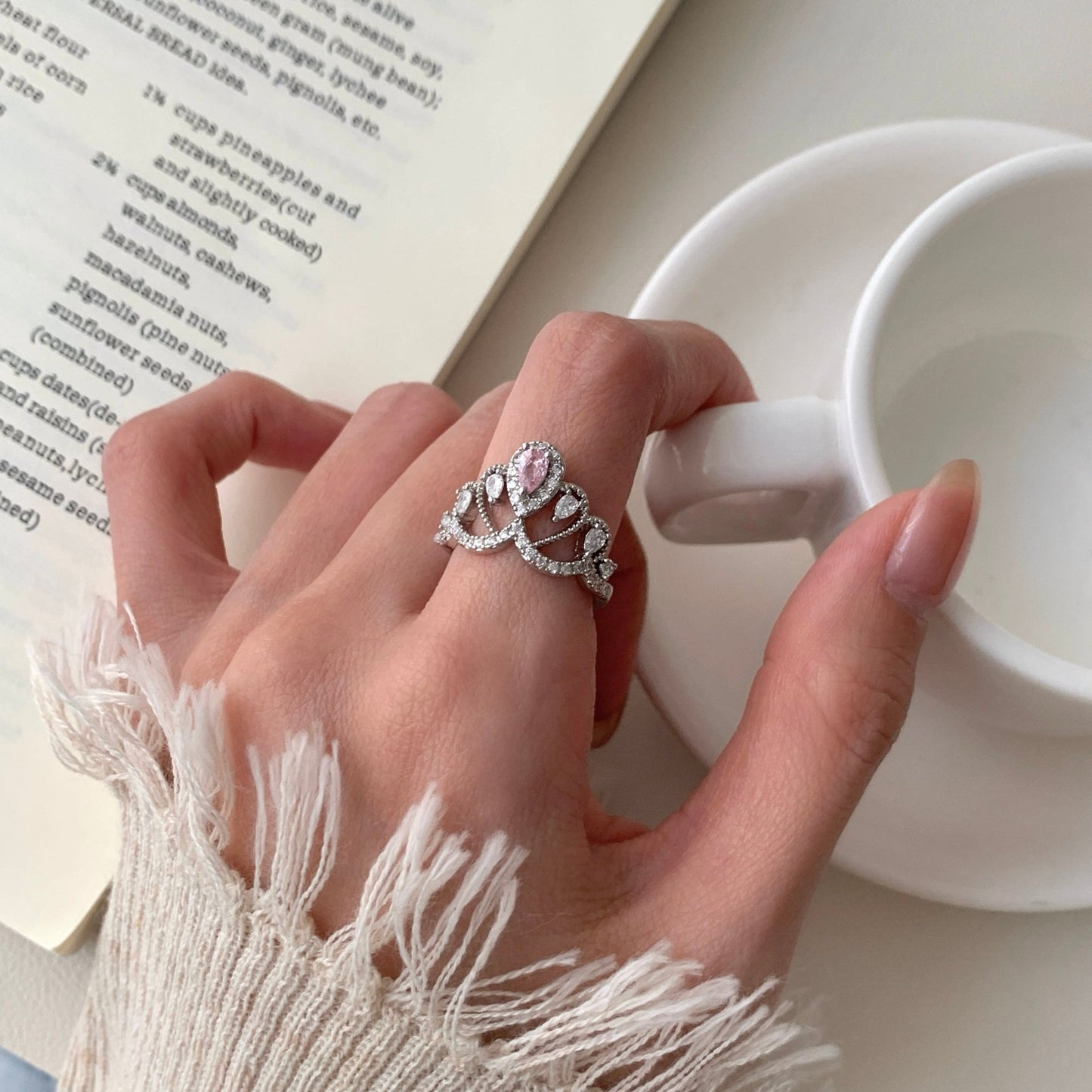 Rosaline Tiara Ring - Gold - Plated - Abbott Atelier