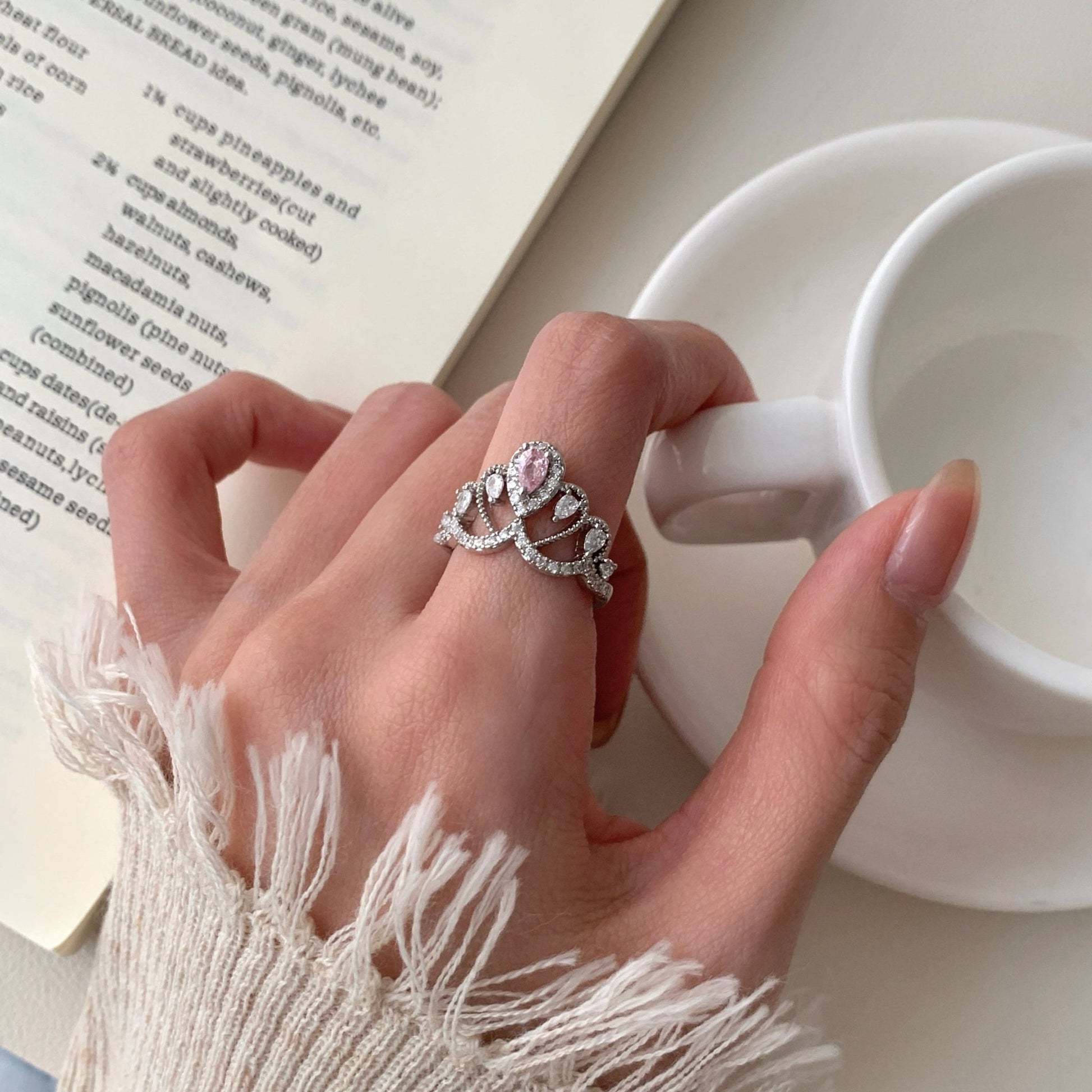 Rosaline Tiara Ring - Gold - Plated - Abbott Atelier