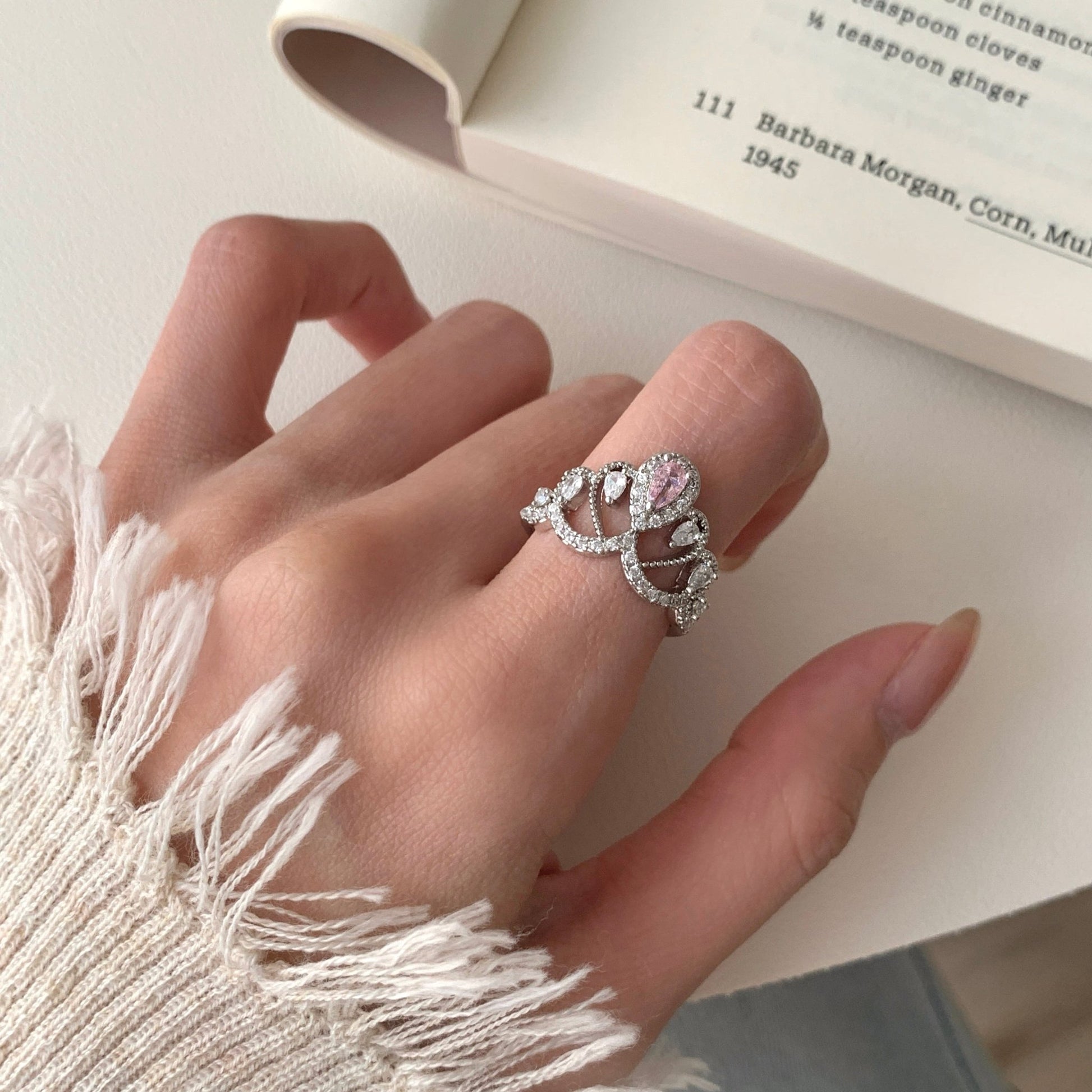 Rosaline Tiara Ring - Gold - Plated - Abbott Atelier