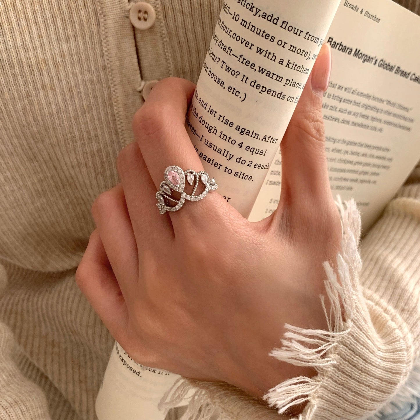 Rosaline Tiara Ring - Gold - Plated - Abbott Atelier