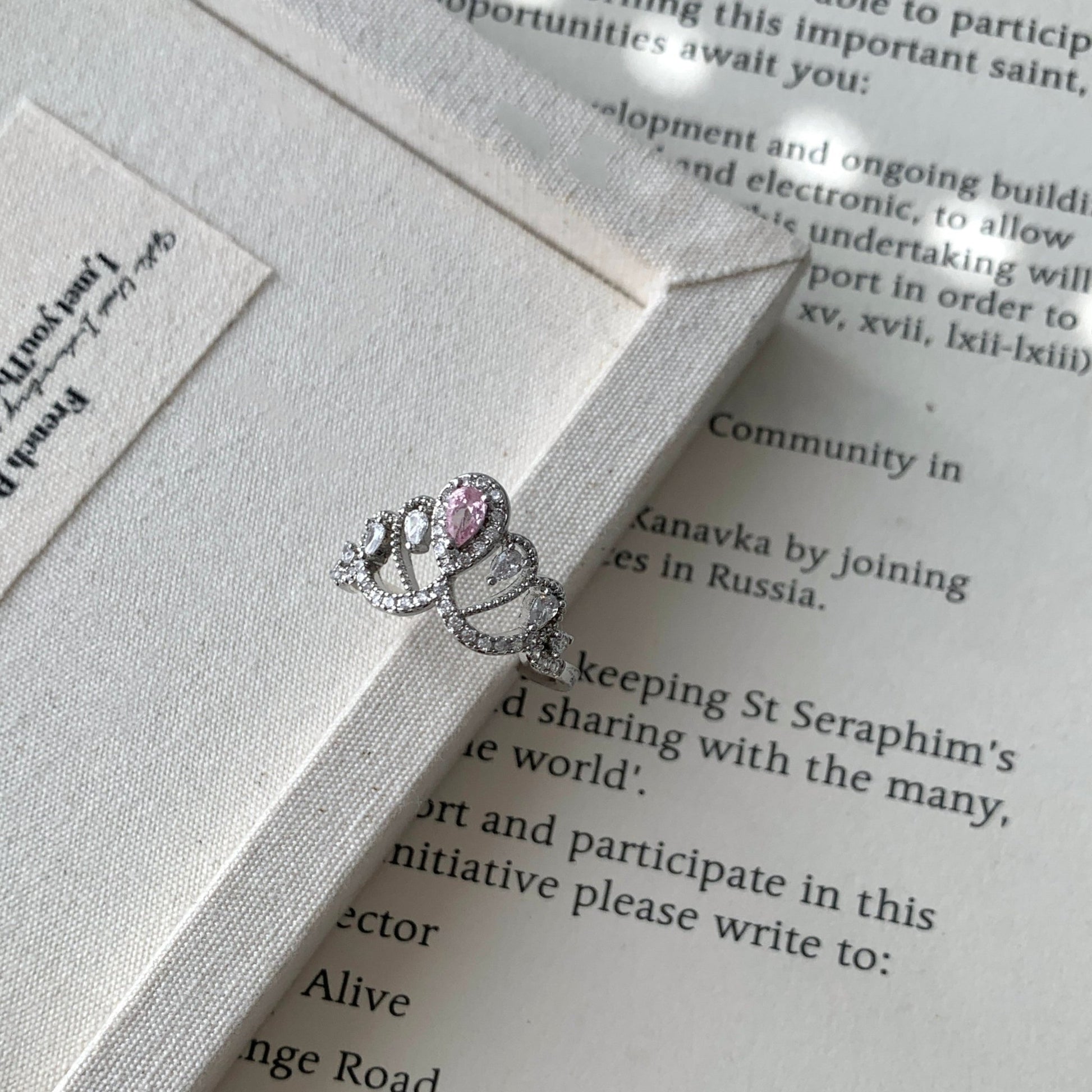 Rosaline Tiara Ring - Gold - Plated - Abbott Atelier