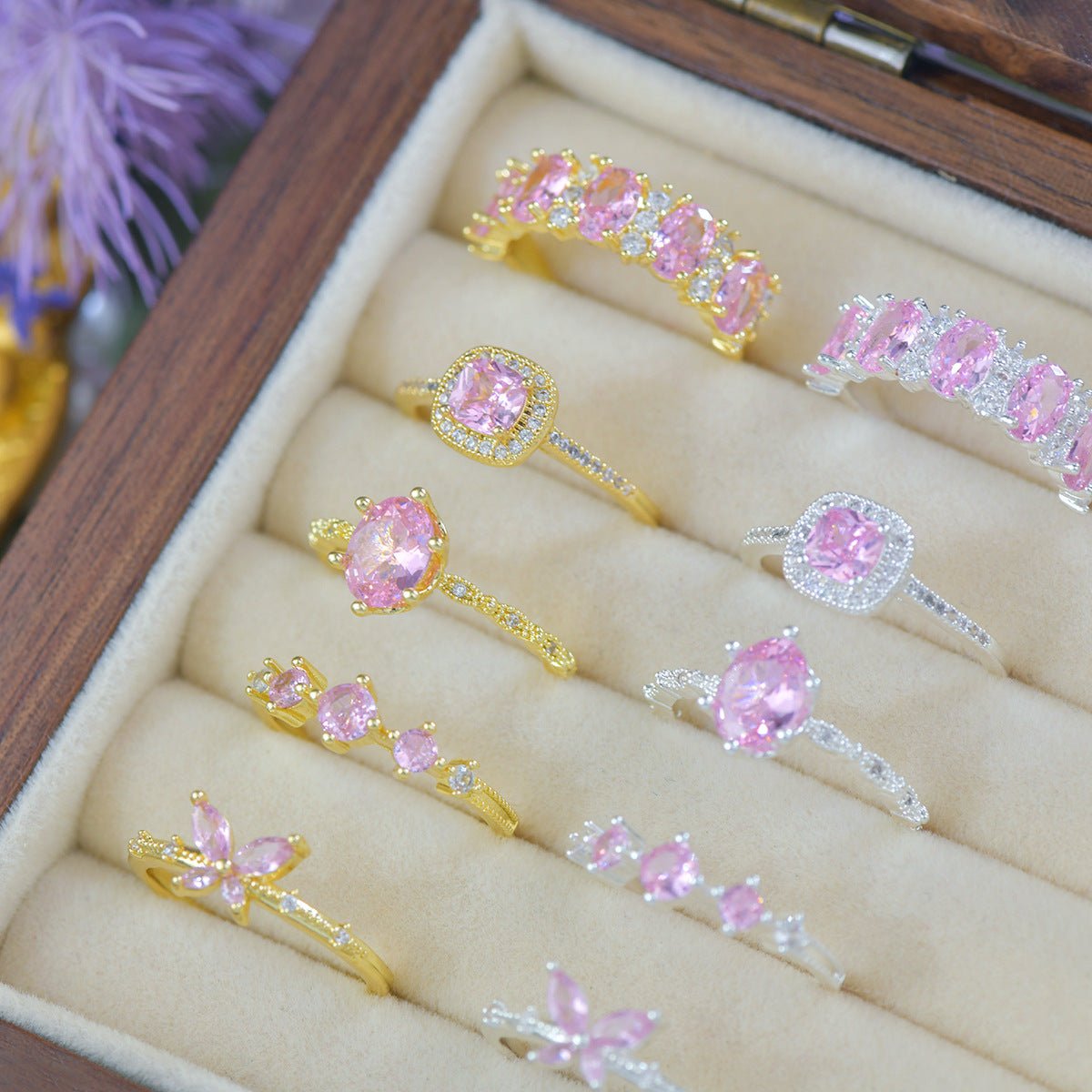 Rosaline Trilogy Ring in Gold - Gold - Plated - Abbott Atelier