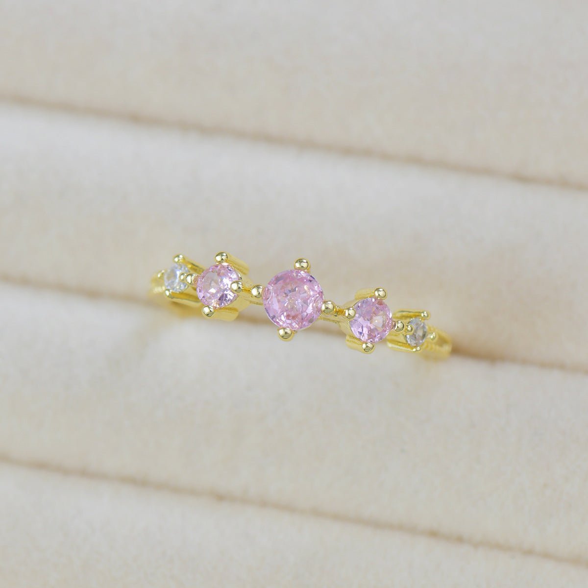Rosaline Trilogy Ring in Gold - Gold - Plated - Abbott Atelier