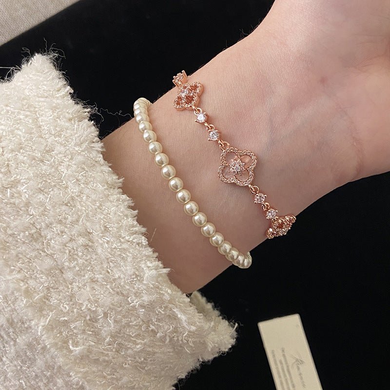 Rose Blossom Bracelet - Gold Plated - Abbott Atelier