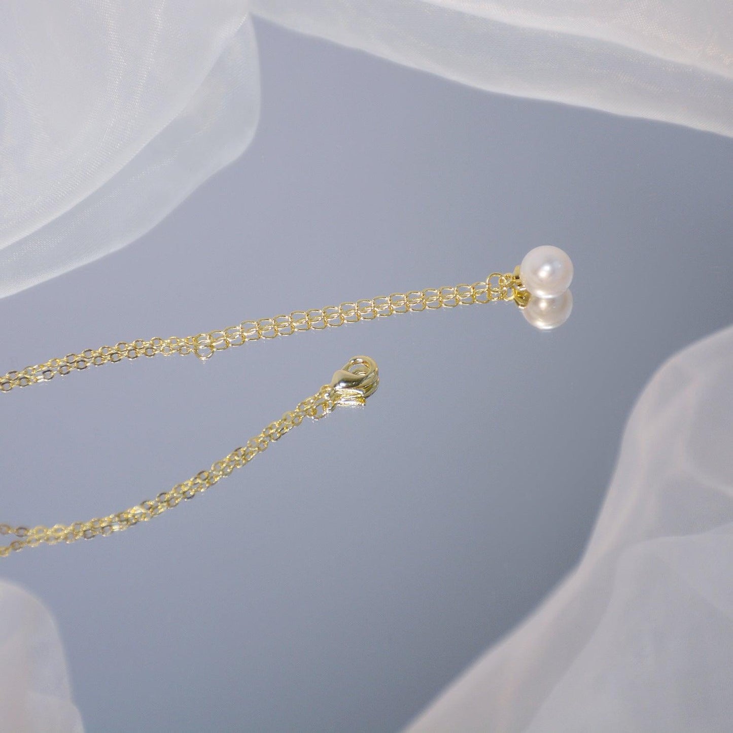 Rose Necklace - Gold - Plated - Abbott Atelier