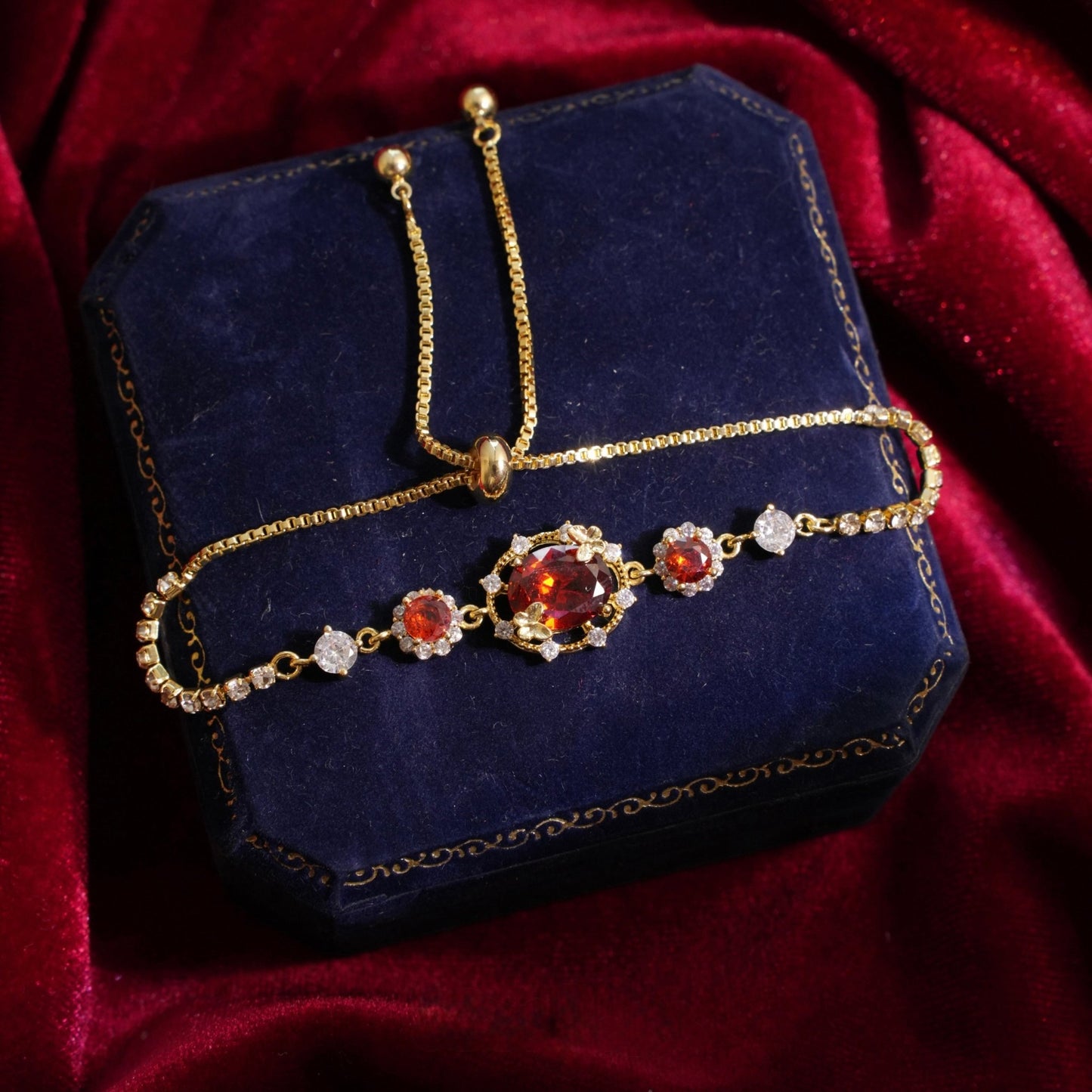 Scarlet Butterfly Bracelet - Gold Plated - Abbott Atelier