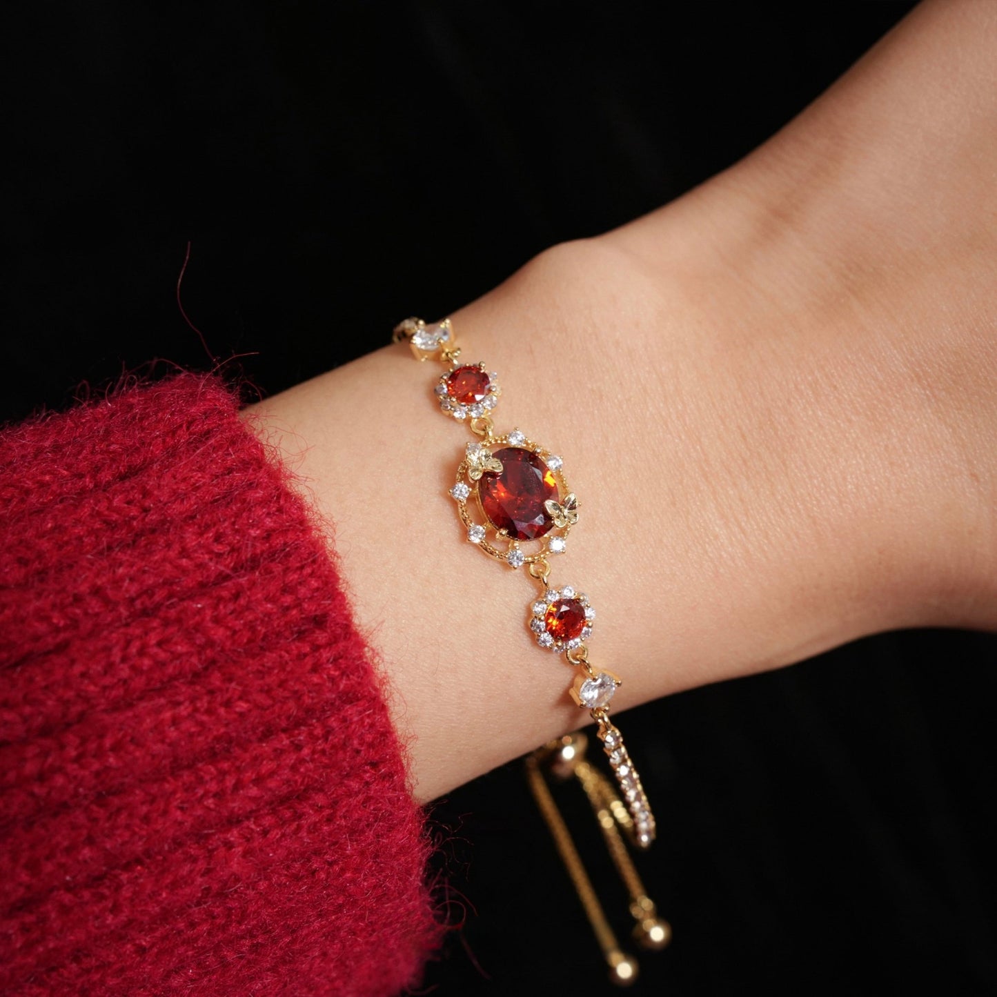 Scarlet Butterfly Bracelet - Gold Plated - Abbott Atelier