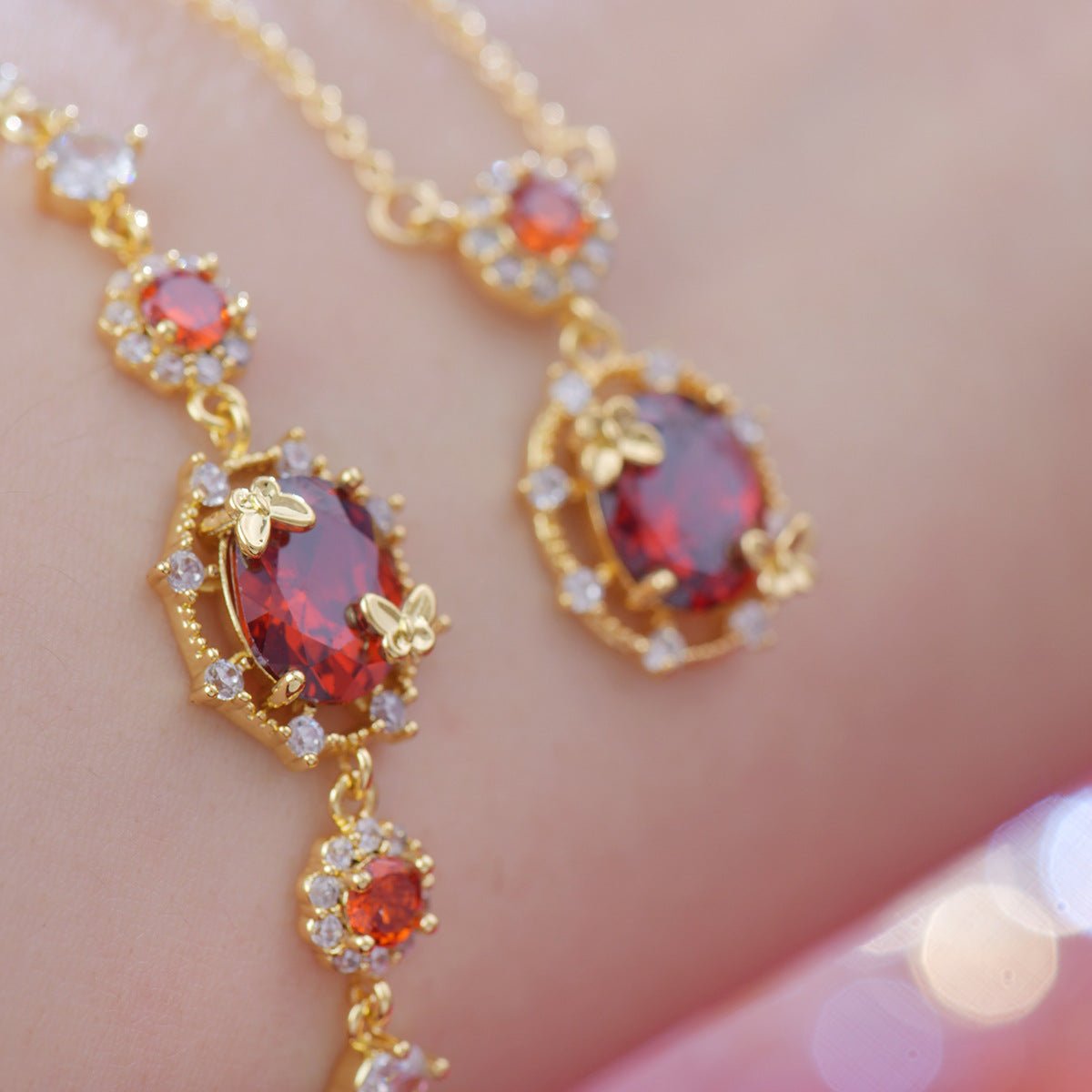 Scarlet Butterfly Bracelet - Gold Plated - Abbott Atelier