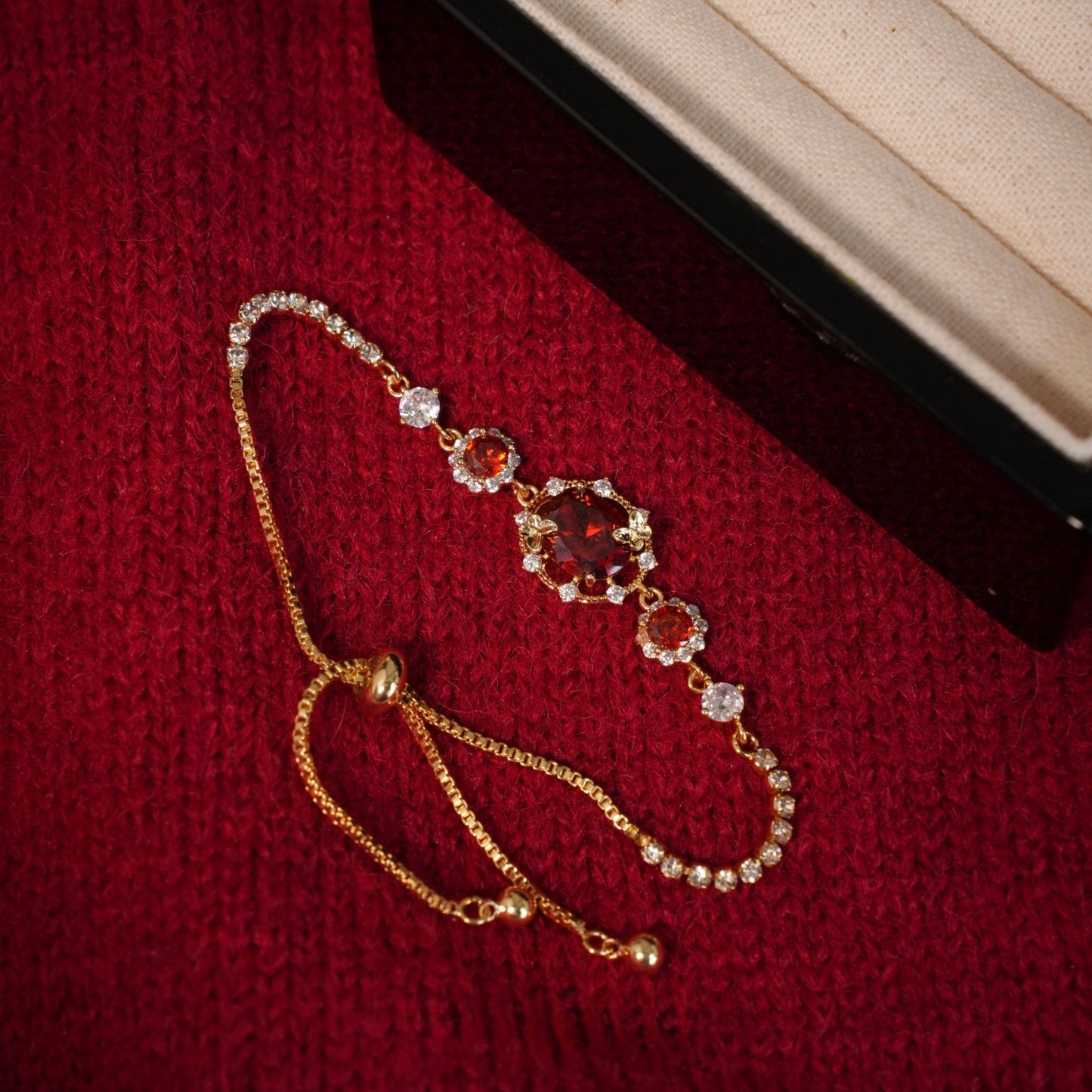 Scarlet Butterfly Bracelet - Gold Plated - Abbott Atelier