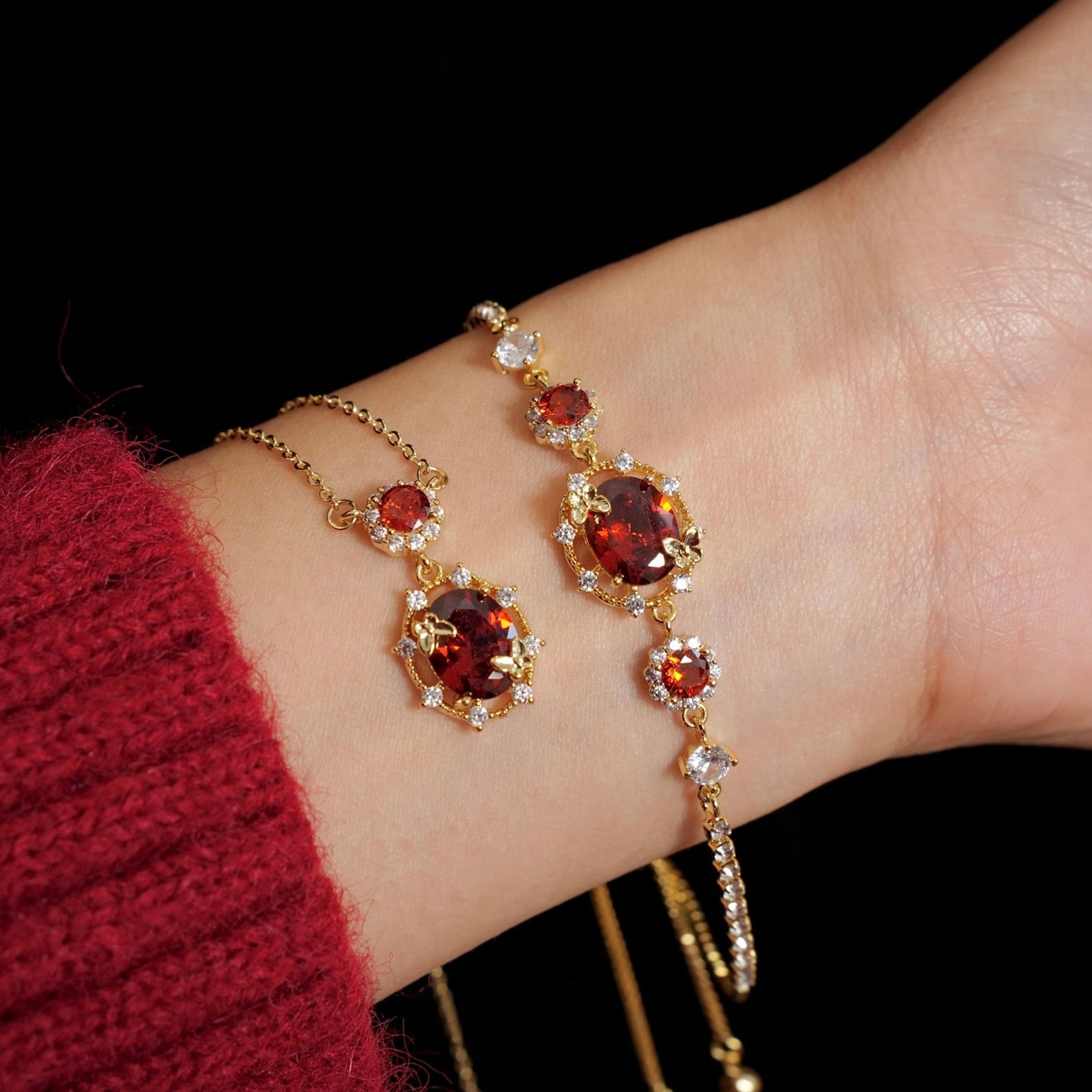 Scarlet Butterfly Bracelet - Gold Plated - Abbott Atelier