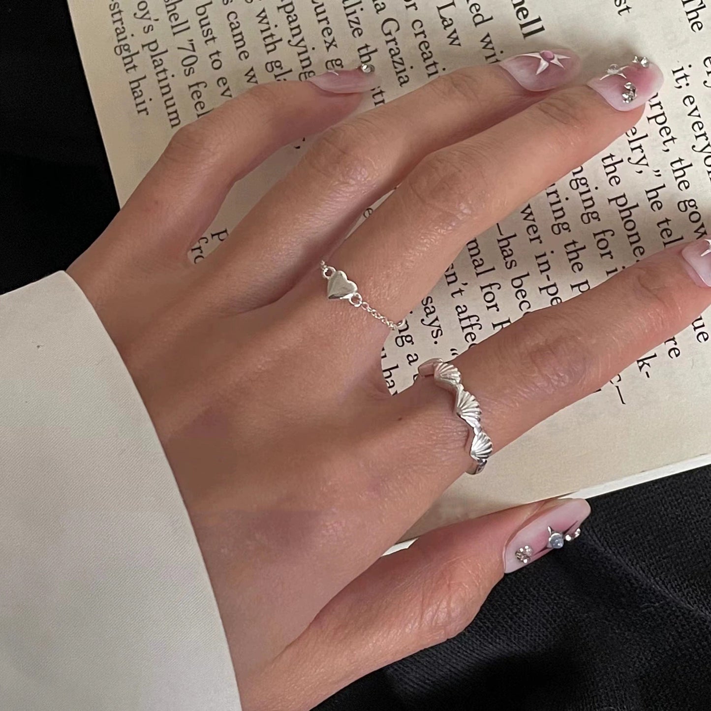 Seascape Ring (Solid Silver) - Hypoallergenic - Abbott Atelier