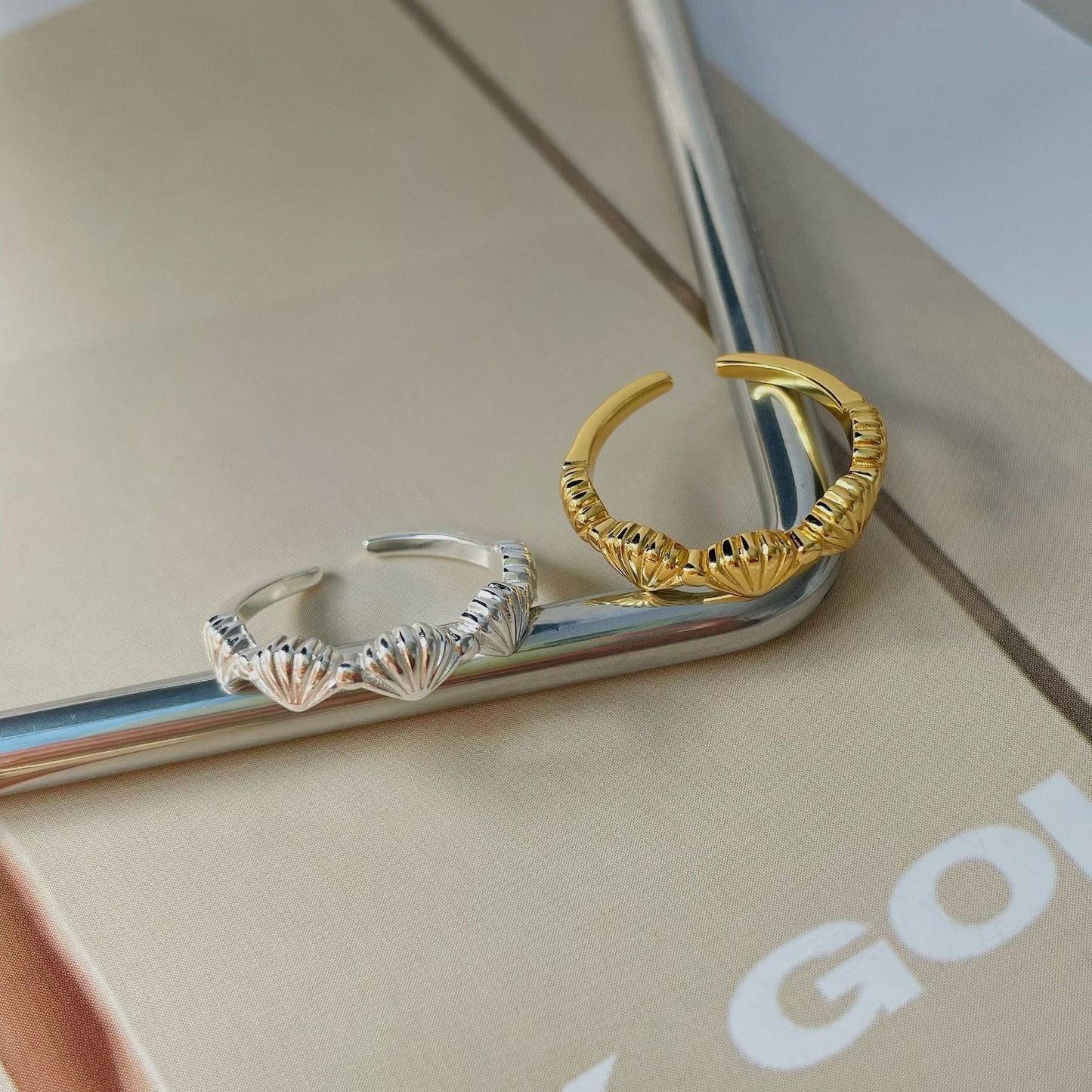 Seascape Ring (Solid Silver) - Hypoallergenic - Abbott Atelier